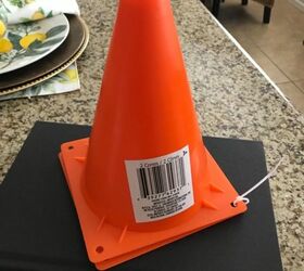 diy traffic cone hat