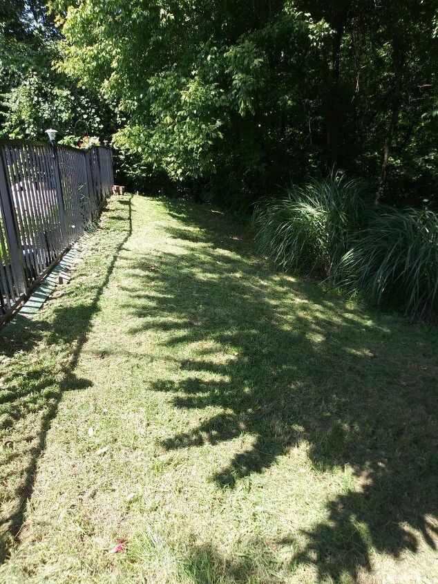 q how do i use a slope in my yard that runs horizonal across my yard