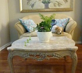 ornate coffee table makeover, Charlie s opinion Meh
