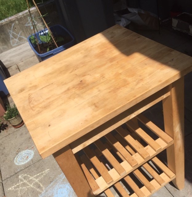 How To Paint Ikea Bekvam Kitchen Trolley Update Hometalk