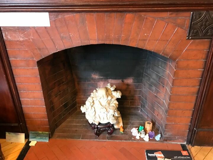 how do i edge the tile around my fireplace hearth