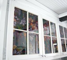 How to Cover Glass Cabinet Doors with Window Film – Simply2moms