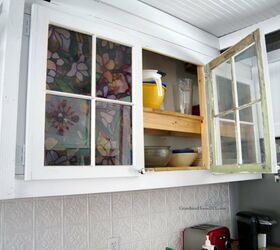 applying window film to my glass kitchen cabinet doors