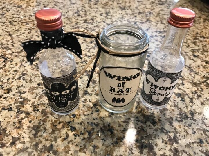 how to recycle bottles for halloween decor