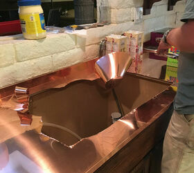 How To Make Copper Countertops Diy Hometalk