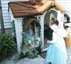 cozy cottage playhouse upcycle