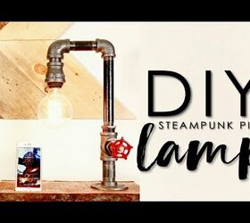 How to Make a Pipe Lamp With a Valve Switch & Phone Charger