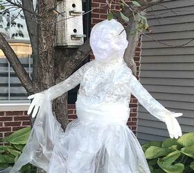 Tutorial de fantasma con cinta de embalar: Espeluznante decoración de Halloween DIY