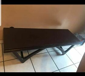 How to Refinish a Mid Century Modern Coffee Table Upcycle/Makeover