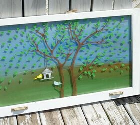 how i painted a double paned window diy art for the non artist