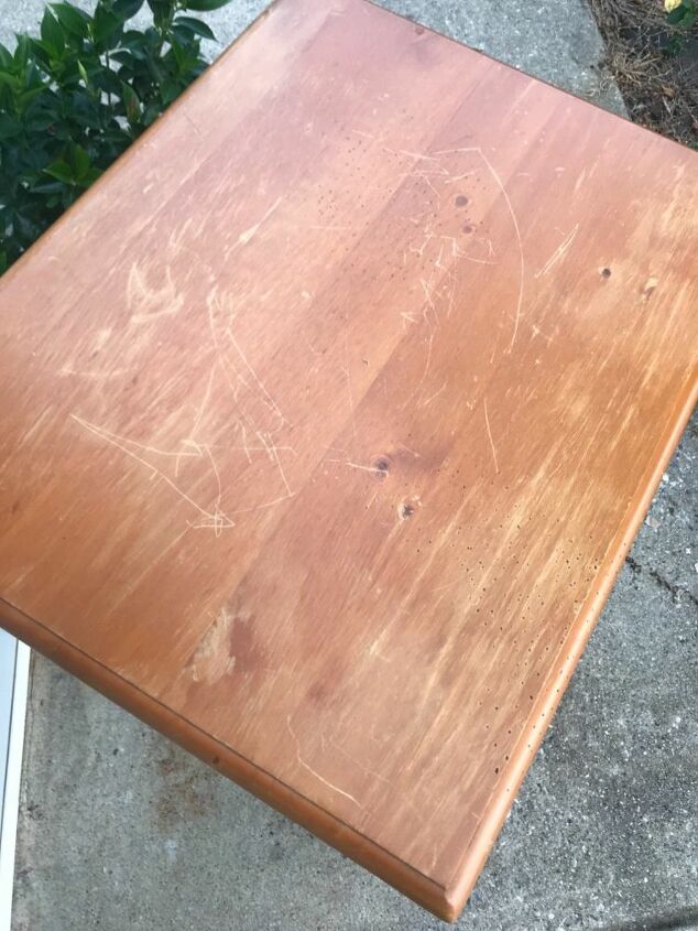 refurbished end table