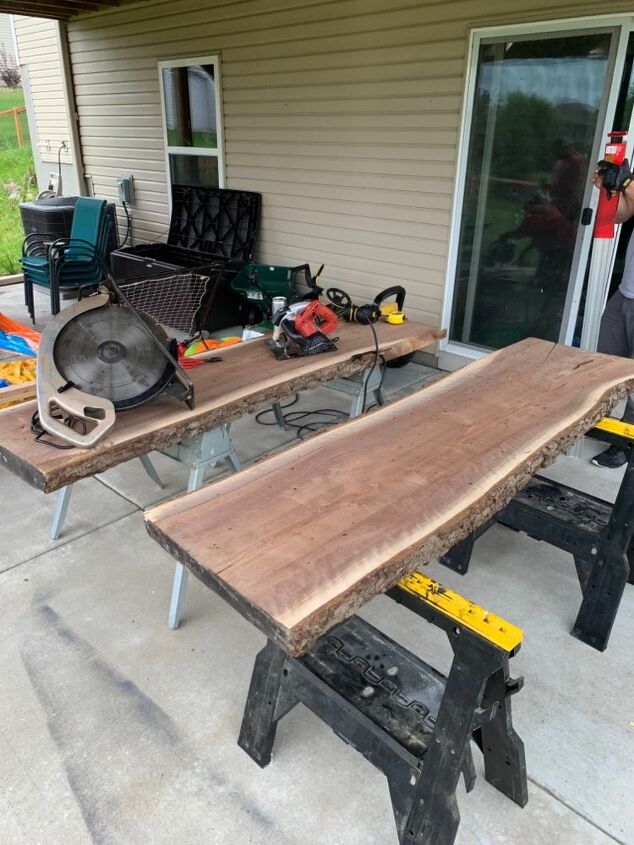 How To Make Your Own Live Edge Table Diy Hometalk