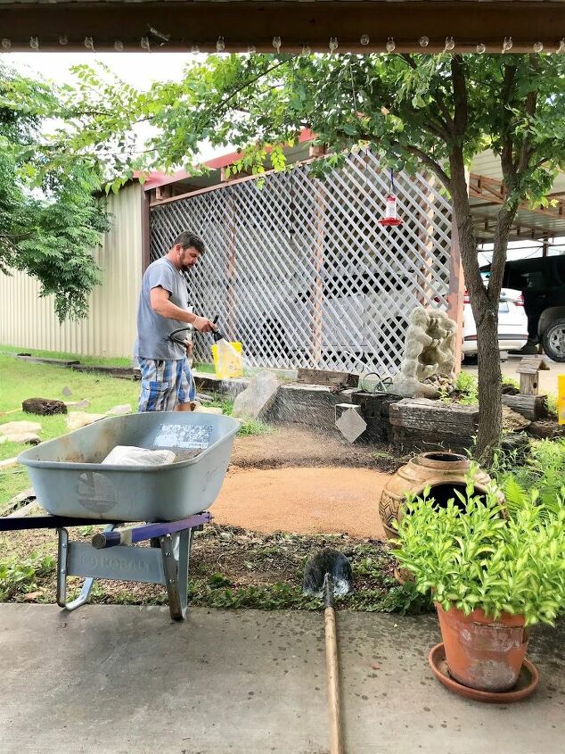 how to install a stock tank pool with a waterfall