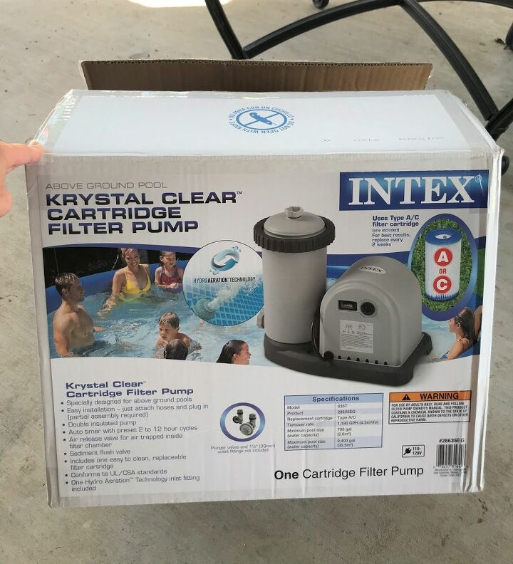 how to install a stock tank pool with a waterfall