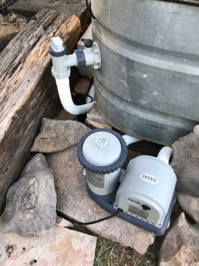 how to install a stock tank pool with a waterfall