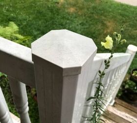 how do i clean a white vinyl porch railing