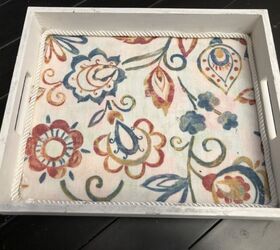 serving tray makeover from rags to riches