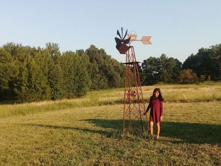 q i need recommendations to decorate a windmill on my yard