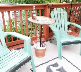 patio makeover on a dime