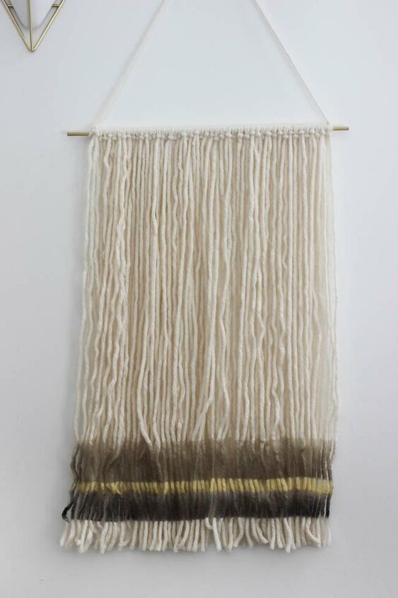 yarn wall hanging