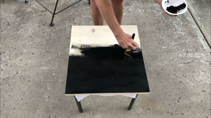 repurposed credenza sideboard