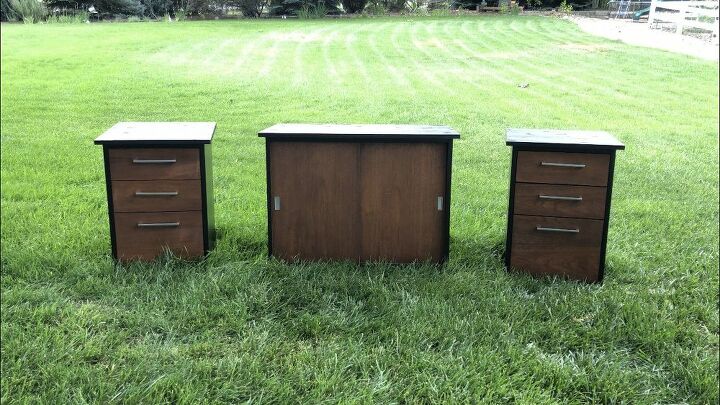repurposed credenza sideboard