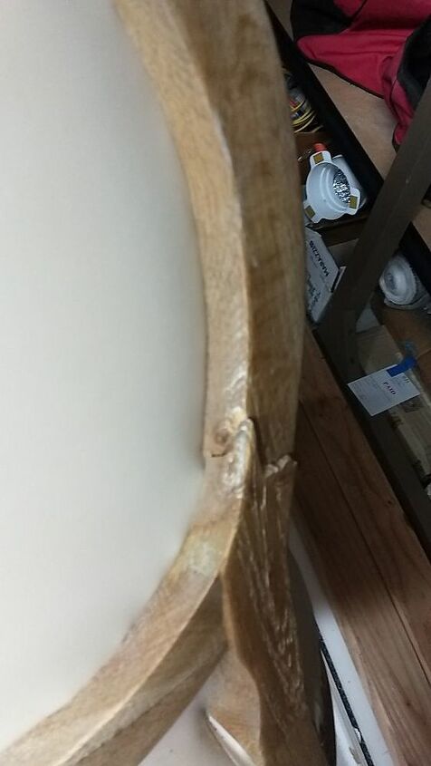 how can i repair the broken back of this chair pic