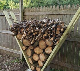 2x4 firewood rack