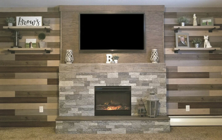 Budget- Friendly Designer Dream Home: How to Build a Gorgeous Faux Fireplace in 3 Days