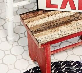how to make a yardstick stool
