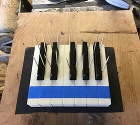 repurposed piano keys