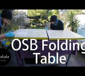 Cómo hacer una mesa plegable de OSB