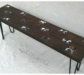 painted horse bench diy