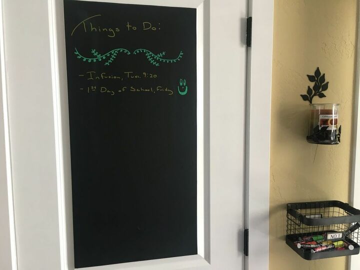chalkboard door panel