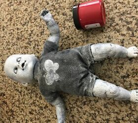 diy zombie baby doll