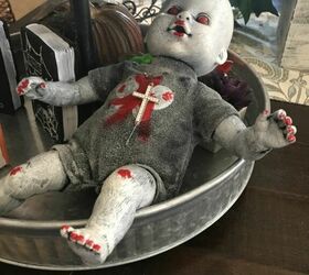 diy zombie baby doll