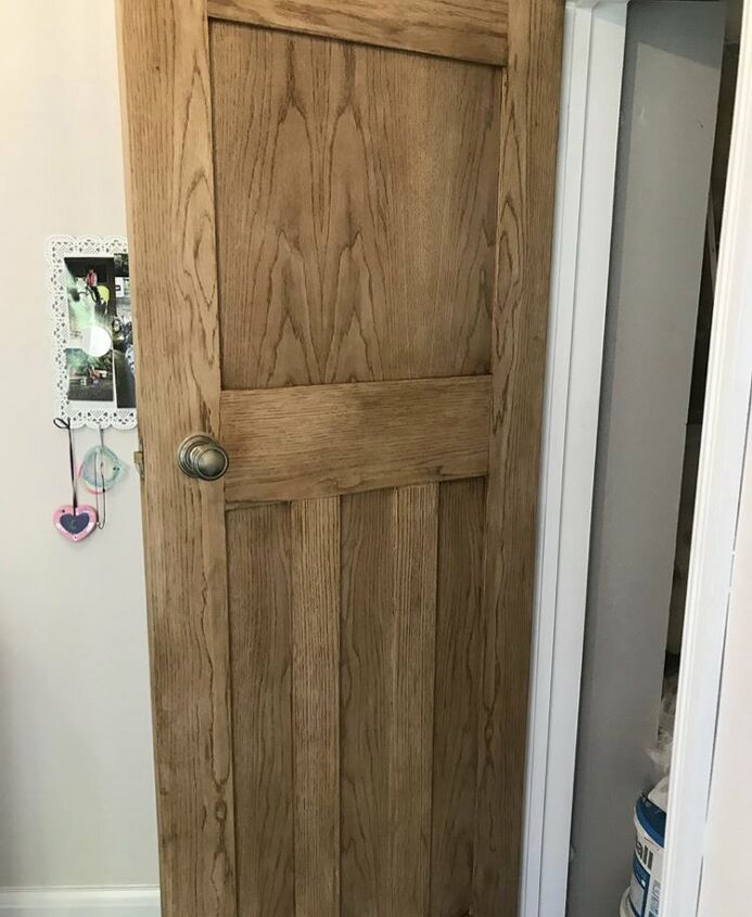 how to enhance brand new oak doors, The finished door