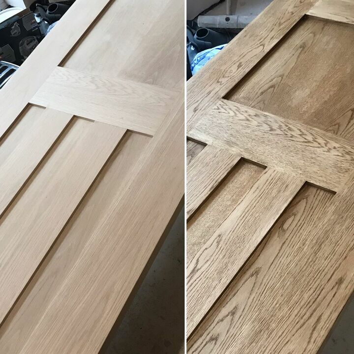 how to enhance brand new oak doors, Before and After