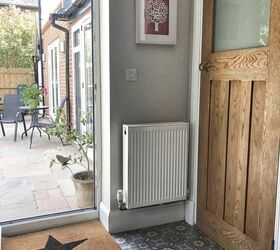 how to enhance brand new oak doors, Treated door with the glazing panel