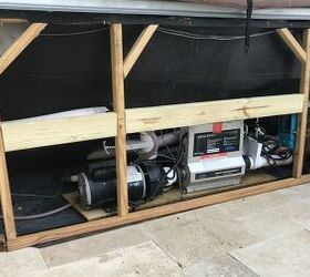how can we build a replacement hot tub surround