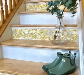 s weekenddiy 15 easy awesome projects you can do this weekend, Give your staircase a gorgeous face lift this weekend