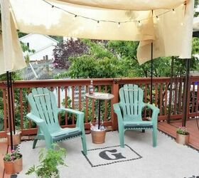 s weekenddiy 15 easy awesome projects you can do this weekend, Making over your patio doesn t have to cost hundreds
