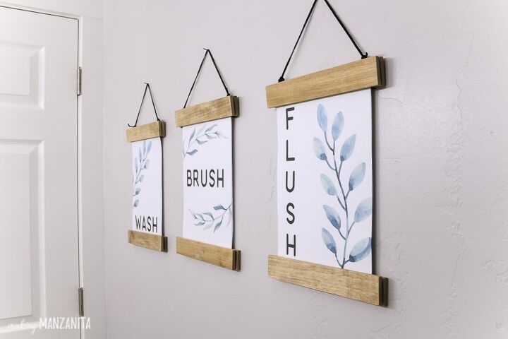 s 22 ways a little bit of wood goes a long way inside your home and out, Cheap Easy DIY Frames For Printables