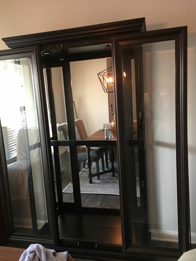 how can i replace glass shelves in a curio cabinet