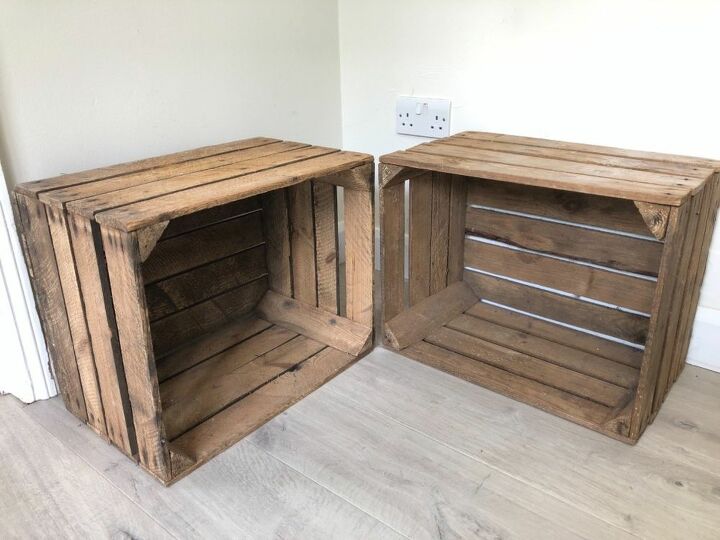 Apple Boxes Storage How to Make Apple Crates as Storage DIY | Hometalk