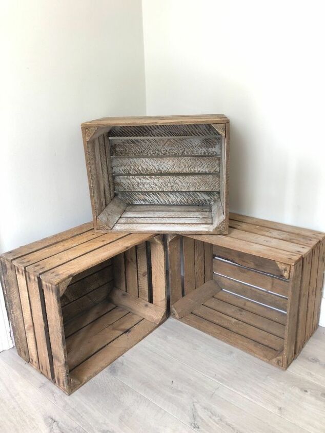 Apple Boxes Storage How to Make Apple Crates as Storage DIY | Hometalk