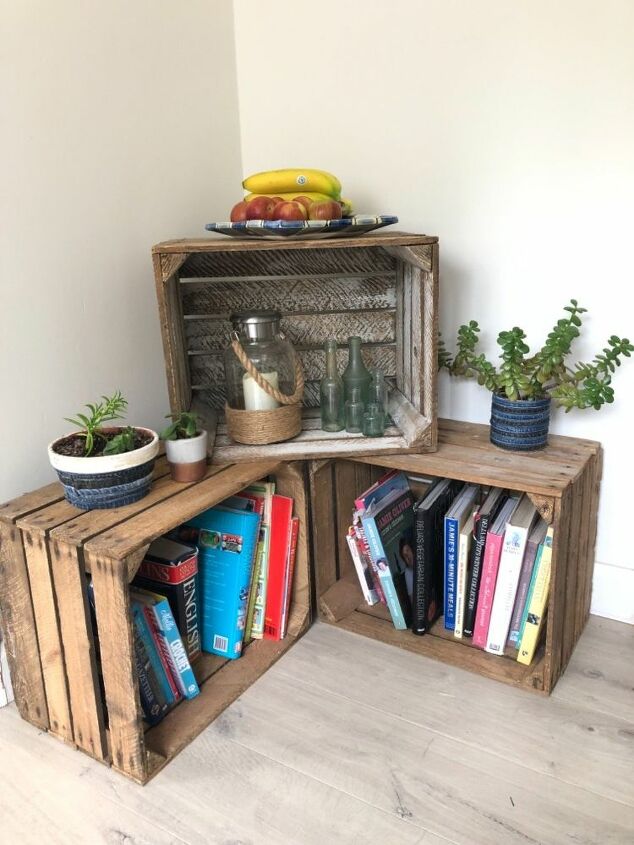 Apple Boxes Storage How to Make Apple Crates as Storage DIY | Hometalk