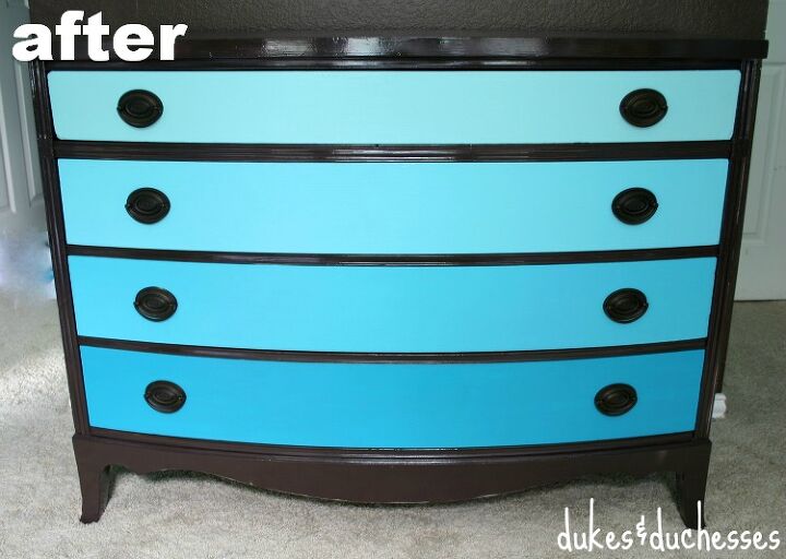 s 26 upgrades for people who aren t afraid of color, We re loving this ombre scalloped dresser