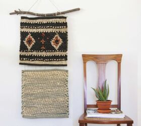 s 15 ways unexpected items are making these walls really stand out, How to Make a 10 Woven Wall Hanging Without