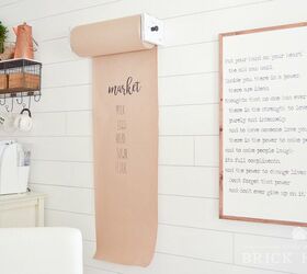 s 15 ways unexpected items are making these walls really stand out, How to Make A Butcher Paper Grocery List